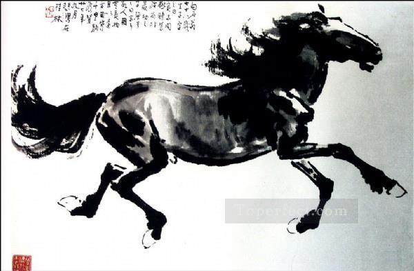 Xu Beihong horse 2 traditional China Oil Paintings